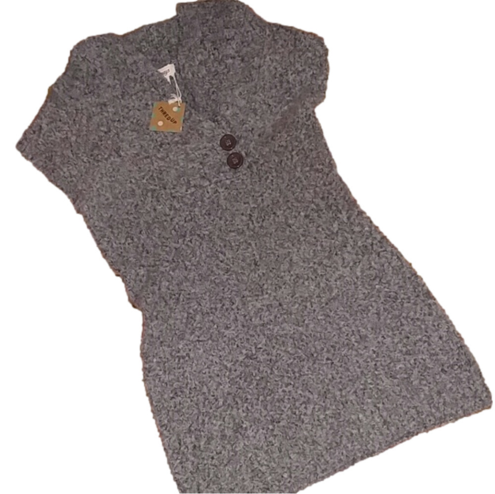 JJ ALWAYS Gray Sweater Dress L